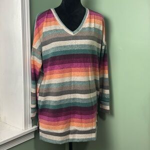 Heimish USA striped sweater, medium